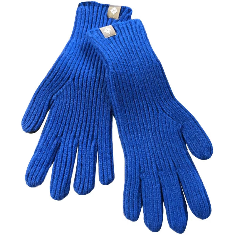 Women'S Winter Gloves Cute Plush Warm Riding Gloves Women Solid Gloves Womens Gloves Fluffy Work Kids Winter Gloves